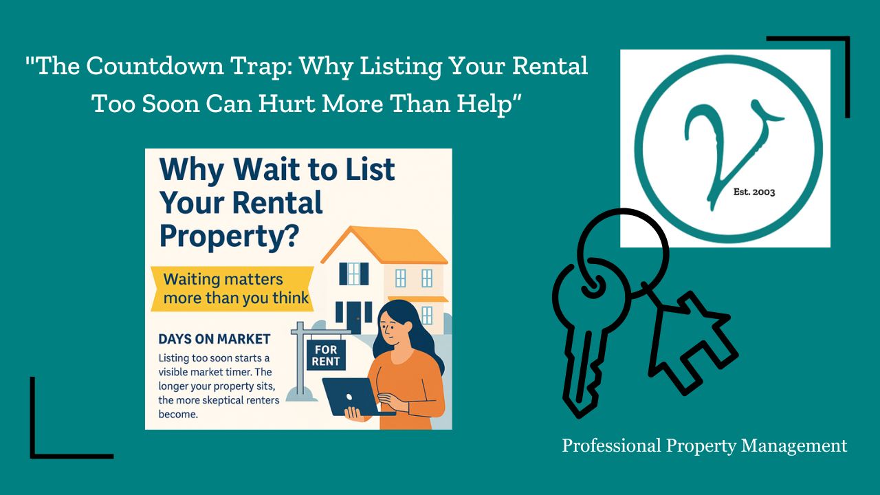 The Countdown Trap: Why Listing Your Rental Too Soon Can Hurt More Than Help